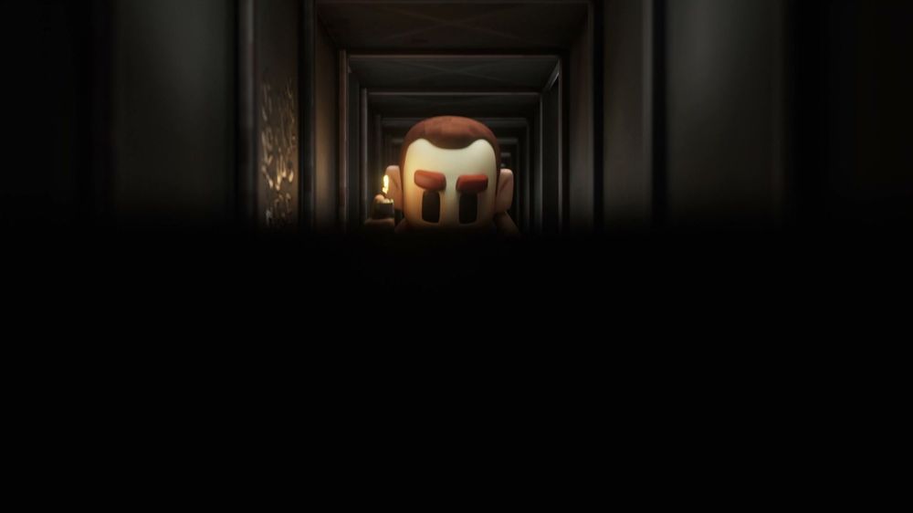 A candle-lit corridor moment from the reveal trailer